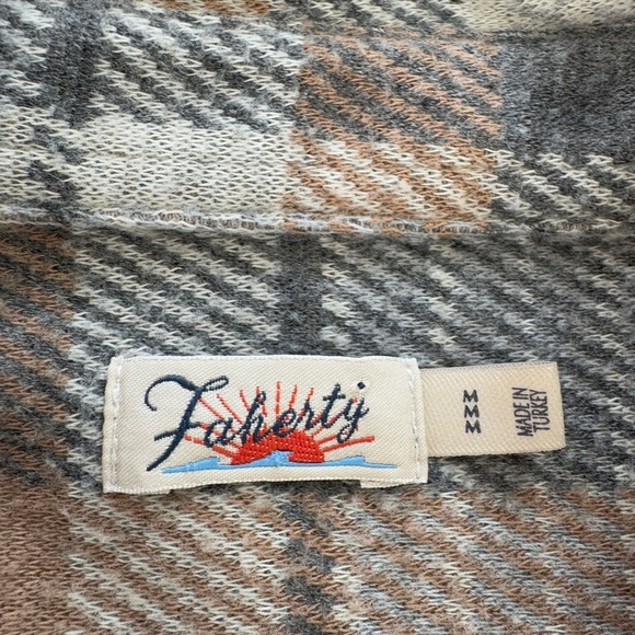 Faherty Legend Sweater Shirt Plaid Size M - Picture 8 of 9